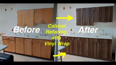 How To Reface Cabinet Doors With Vinyl Wrap in 2023 | Reface cabinet ...