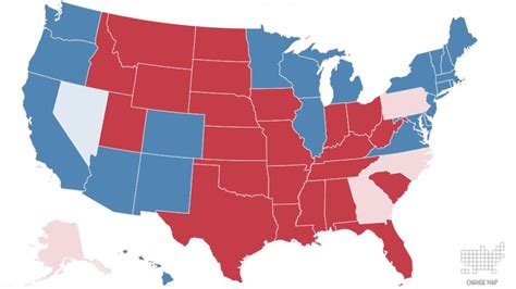 2020 Election Results Per County Map