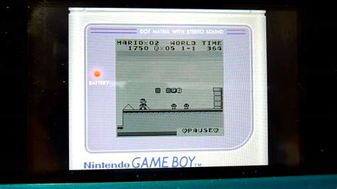 Super Mario Land Game Boy Virtual Console 3ds Youtube