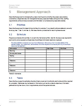 Maintenance Plan Templates – Templates, Forms, Checklists for MS Office ...