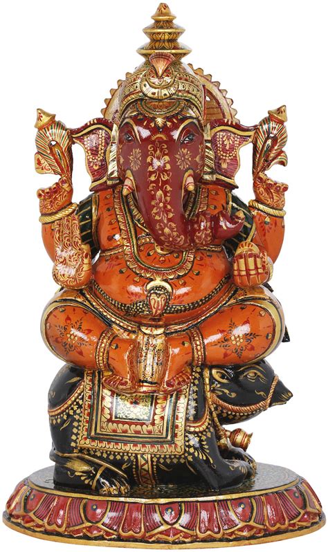 Ganesha Riding On His Vahana