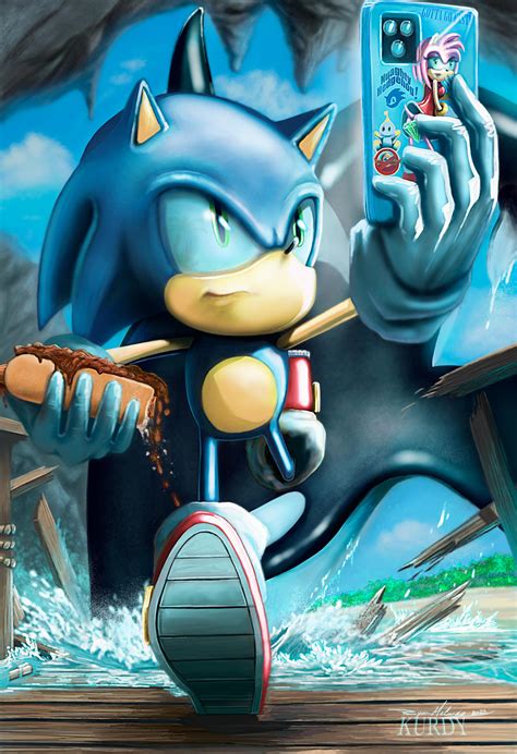 Sonic (Emerald Coast Zone) by lKurdyl on DeviantArt