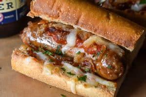 Italian Sausage Sandwich - Cook2eatwell