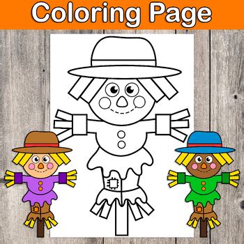 Scarecrow Craft | Fall Activity | Farm | Bulletin Board | The Little ...