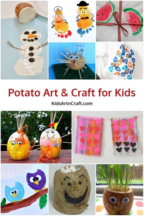 Potato Art & Craft Ideas for Kids - Kids Art & Craft