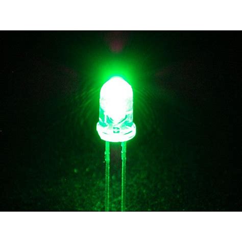 Green LED 5mm Pack Of 20 (Light Emitting Diod) - FR471