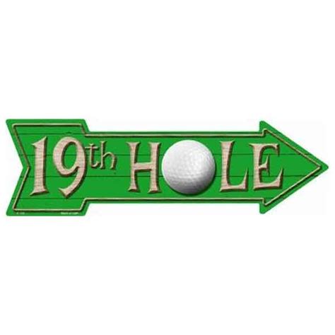 19th Hole Golf Sign - Buy Online Now