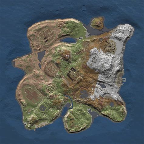 Procedural Map :: Rust Map :: Just-Wiped