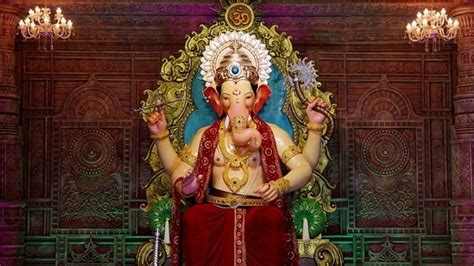 Ganesh Chaturthi 2022: First look of Mumbai's Lalbaugcha Raja unveiled ...