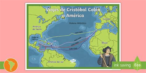 Recurso educativo sobre los viajes de Cristóbal Colón a América