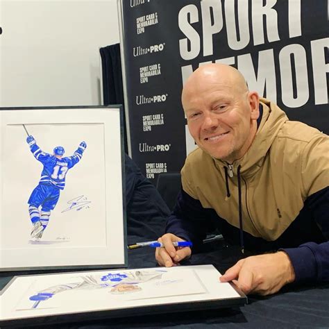 Got Mats Sundin to sign my paintings! What a memorable experience! ☺️ ...