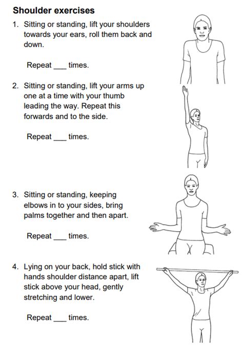 Neck and shoulder exercises | CUH