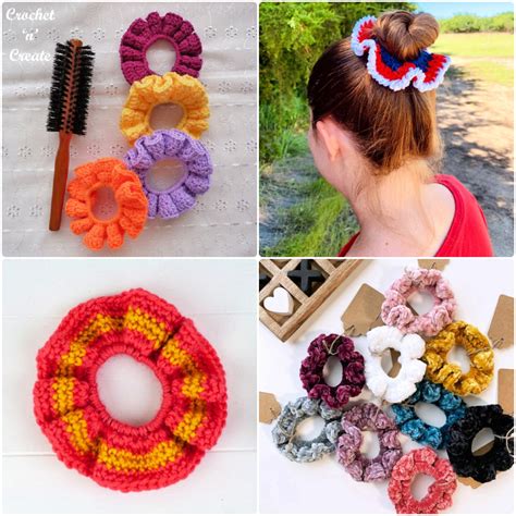 25 Free Crochet Scrunchie Patterns {PDF Pattern}