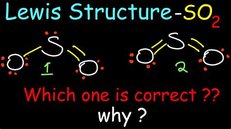 Lewis Structure of Sulphur Dioxide - SO2 - YouTube