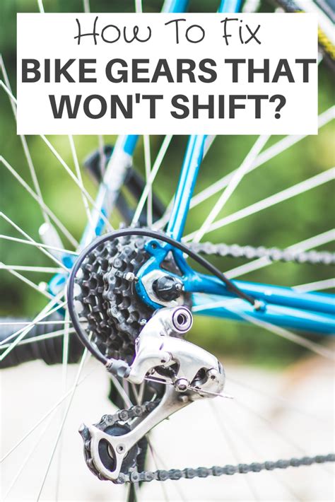 How To Fix Bike Gears That Won’t Shift? Having problems changing #gears ...