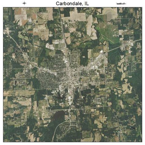 Aerial Photography Map of Carbondale, IL Illinois