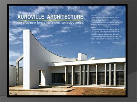 Auroville Architecture