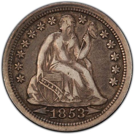 MintProducts > 1800's Seated Liberty Silver Dime Coin - Random Dates ...