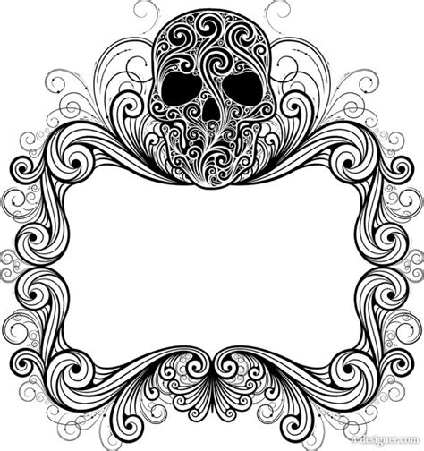 skull border clipart 10 free Cliparts | Download images on Clipground 2024