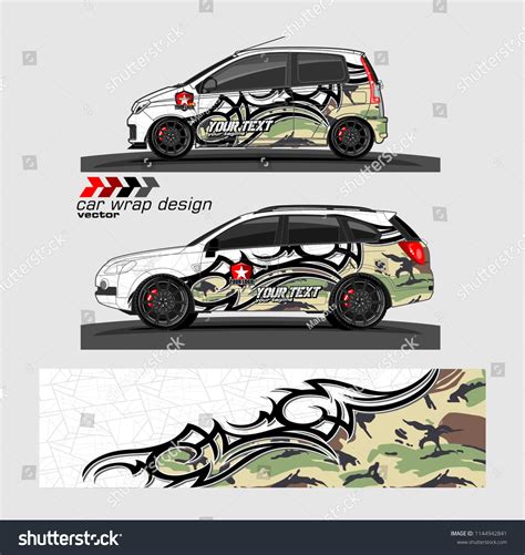 Car Wrap Designs Vector Abstract Tribal Stock Vector (Royalty Free ...