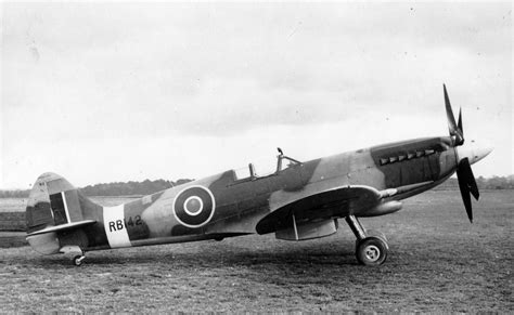 Spitfire Mk XIV serial RB142 on the ground | World War Photos