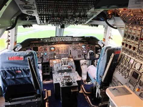 Premium Photo | Interior of airplane cockpit