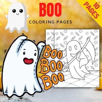 Printable Halloween Boo Monster Coloring Pages (November coloring ...