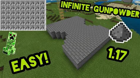 Simple1.17| gunpowder farm | minecraft gunpowder farm | minecraft ...