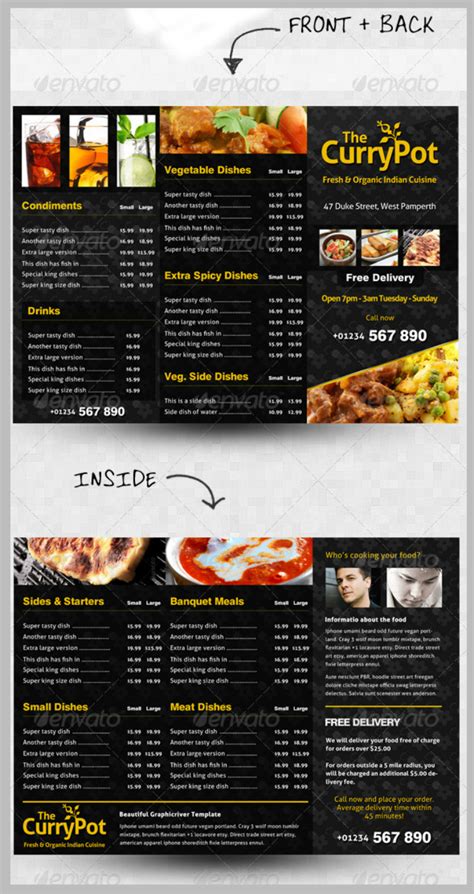 Info Penting 21+ Takeaway Menu