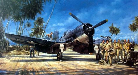 F4U Corsair Paintings - bomorganizer