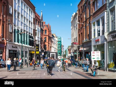 Grafton Street Dublin City Centre Dublin Ireland Europe EU Stock Photo ...