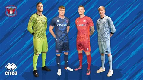 Carlisle United 2022-23 Erreà Home and Away Kits - Football Shirt ...