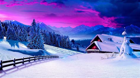 Snowy Mountain Landscape Wallpapers - Wallpaper Cave