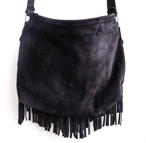 Leather Fringe Bag Handmade Leather Purse Brown Fringe Bag - Etsy