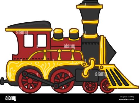 Cartoon Train Drawing