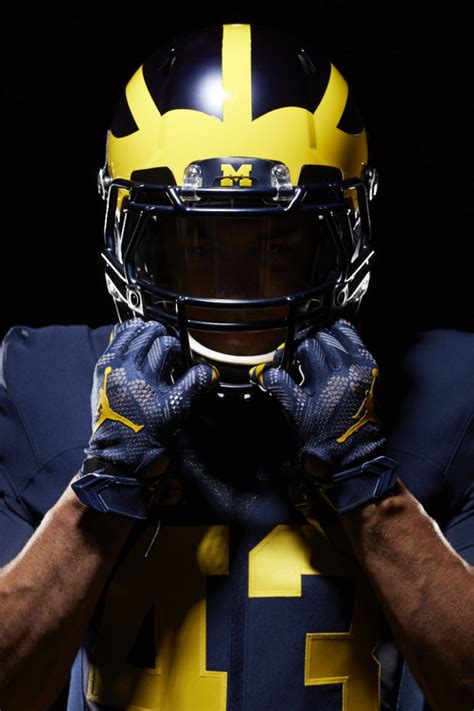 First Look At The Jumpman Branded Michigan Wolverines Football Uniforms ...