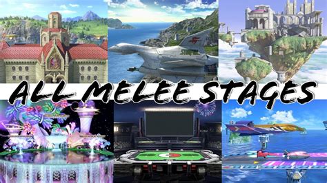 All Melee stages | Super Smash Bros Ultimate stages. - YouTube