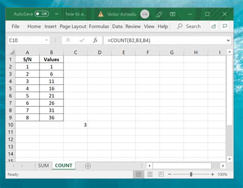 Excel Count: How to Count in Excel with Examples