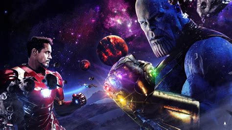 iron man, thanos, artwork, hd, artist, deviantart, digital art ...