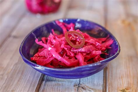 Quick Pickled Red Cabbage | Hilda's Kitchen Blog