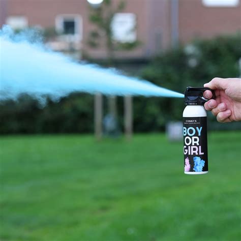 Gender Reveal Fire Extinguisher Free Confetti Cannon Powder Spray 100g ...