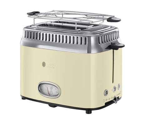 Russell Hobbs Toaster Retro Vintage Cream 21682-56