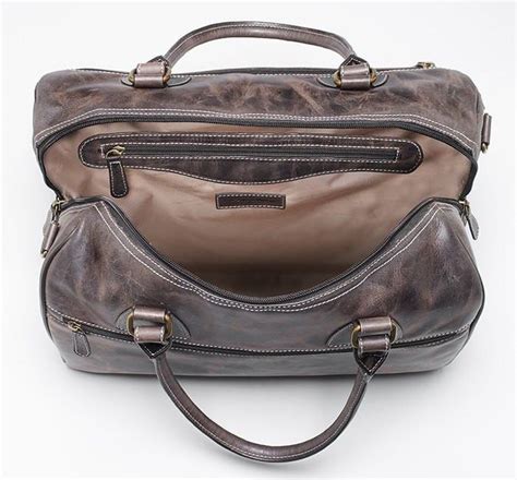 Leather Concealed Carry Duffel - Athena's Armory