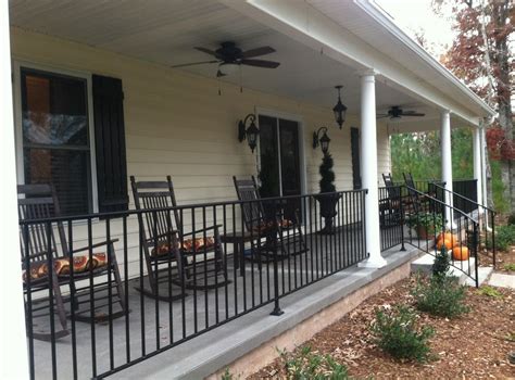 Metal Front Porch Railings | Interesting Ideas for Home | Porch design ...