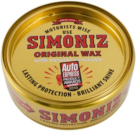 Simoniz Original Wax Car Polish Tin With Natural Carnauba 150g Since 1910