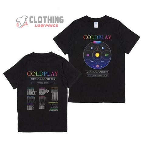 Coldplay Music Of The Spheres World Tour Dates Merch, Coldplay Concert ...