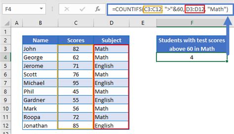 Count If Multiple Criteria Excel and Google Sheets - Automate Excel