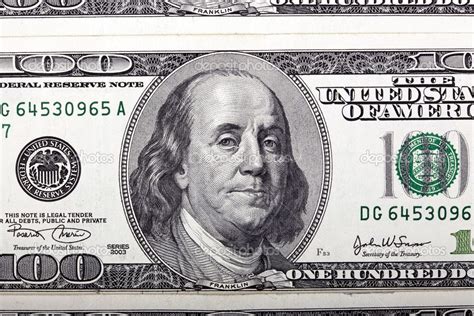 Benjamin Franklin 100 Dollar Bill Portrait | Benjamin franklin, Dollar ...