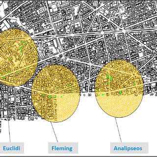 Areas around the metro stations in Eastern Thessaloniki (Cartographic ...