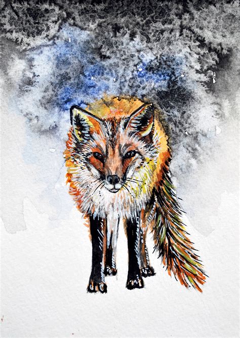 Snow Fox | Jessica Mahan Art